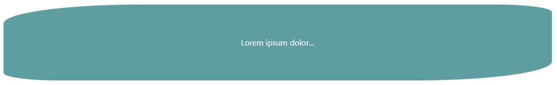 Borde redondeado porcentual