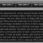 Menú horizontal con CSS y jQuery