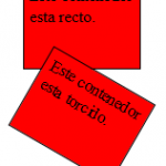 Contenedores torcidos con CSS3