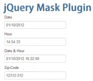 jQuery Mask Plugin - Jose Aguilar Blog
