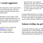 Mostrar texto en columnas con jQuery