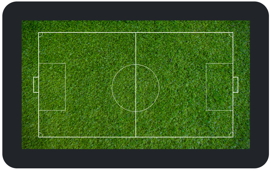 Campo de futbol con CSS